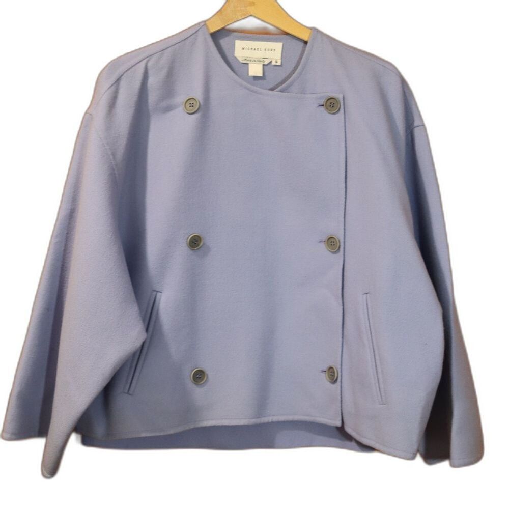 Michael Kors Women's Periwinkle Skirt Suit Set Vintage 90s Oversized Doleman 8